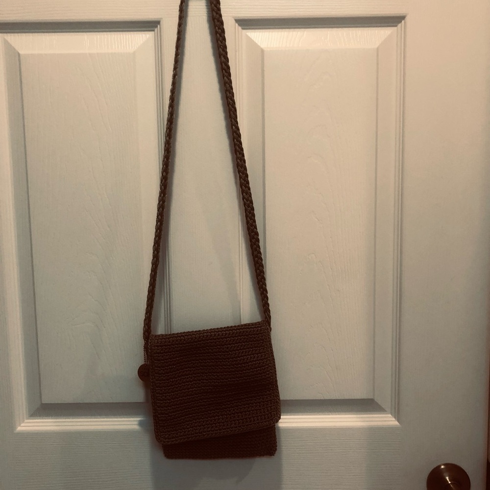 The Sak olive green crochet crossbody bag - Picture 9 of 11